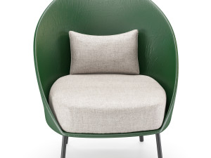 twins low armchair 3D Model