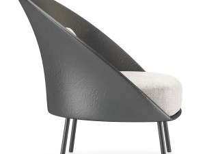 twins low armchair 3D Model