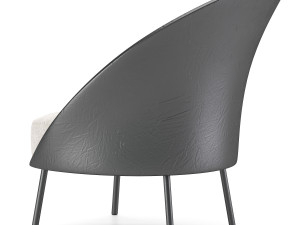twins low armchair 3D Model