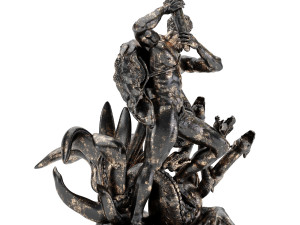 sculpture hercules Modèle 3D