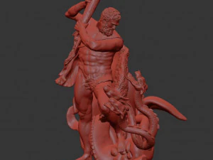 Ercole della scultura Modello 3D