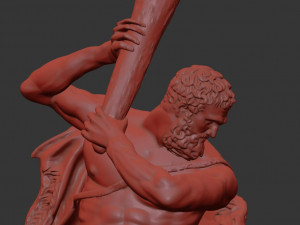 sculpture hercules Modèle 3D