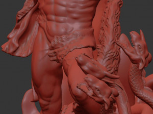 sculpture hercules Modèle 3D
