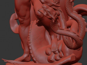 sculpture hercules Modèle 3D