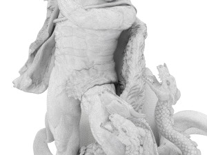 sculpture hercules Modèle 3D