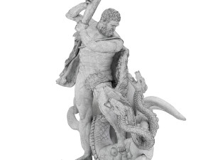 sculpture hercules Modèle 3D
