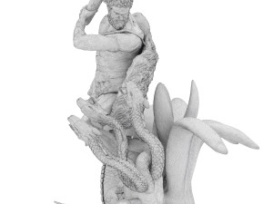 sculpture hercules Modèle 3D