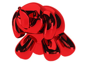 balloon elephant sculpture 3D Model