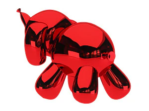 balloon elephant sculpture 3D Model
