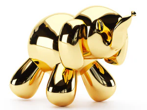 balloon elephant sculpture 3D Model