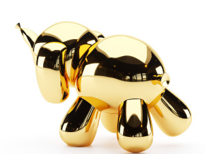 balloon elephant sculpture 3D Модель