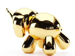 balloon elephant sculpture 3D Model