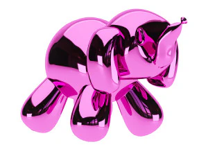 balloon elephant sculpture 3D Model