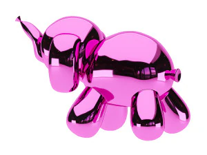 balloon elephant sculpture 3D Model