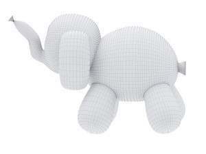 balloon elephant sculpture 3D Модель