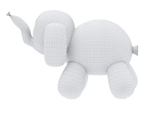 balloon elephant sculpture 3D Model