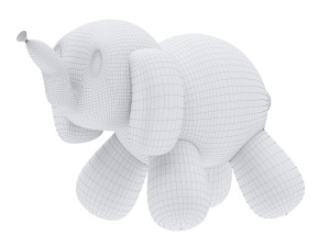 balloon elephant sculpture 3D Модель