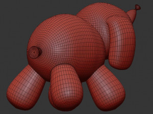 balloon elephant sculpture 3D Модель