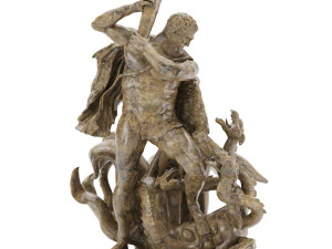 statua di Ercole che uccide l'idra di Lerna Modello 3D