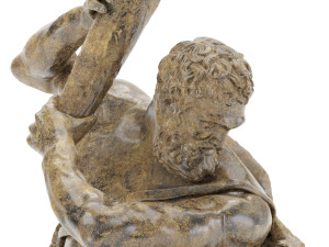 statue of hecules slying the lernaean hydra Modèle 3D