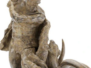 statua di Ercole che uccide l'idra di Lerna Modello 3D