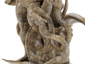 statua di Ercole che uccide l'idra di Lerna Modello 3D