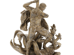 statue of hecules slying the lernaean hydra Modèle 3D