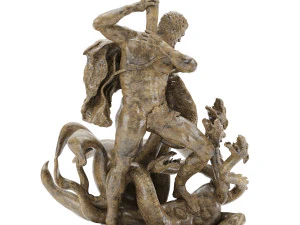 statua di Ercole che uccide l'idra di Lerna Modello 3D