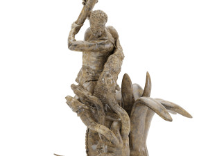 statue of hecules slying the lernaean hydra Modèle 3D