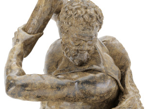 statue of hecules slying the lernaean hydra Modèle 3D
