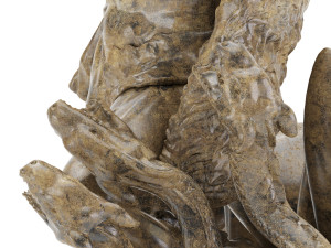 statue of hecules slying the lernaean hydra Modèle 3D