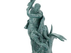 statua di Ercole che uccide l'idra di Lerna Modello 3D