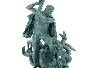 statua di Ercole che uccide l'idra di Lerna Modello 3D