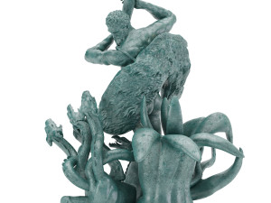 statue of hecules slying the lernaean hydra Modèle 3D