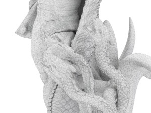 statue of hecules slying the lernaean hydra Modèle 3D
