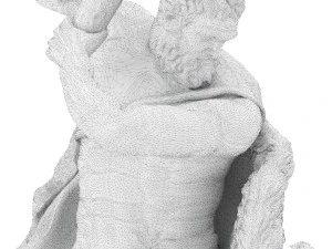 statua di Ercole che uccide l'idra di Lerna Modello 3D