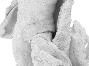 statua di Ercole che uccide l'idra di Lerna Modello 3D