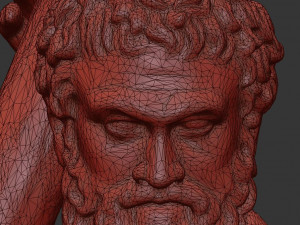 statue of hecules slying the lernaean hydra Modèle 3D