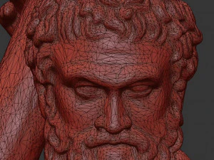 statua di Ercole che uccide l'idra di Lerna Modello 3D