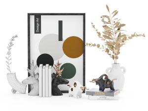 装飾セット30 3Dモデル