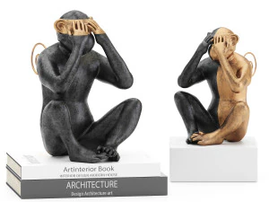 猿の装飾 3Dモデル