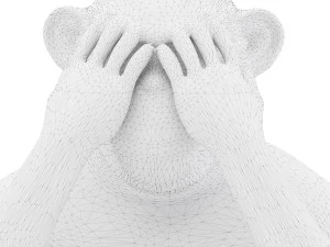 monkey decor 3D Model
