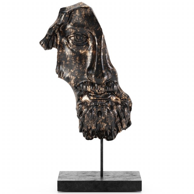 waraji resin statue sculpture Modelo 3D .c4d .max .obj .3ds .fbx .stl .blend 