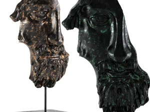 scultura statua in resina waraji Modello 3D