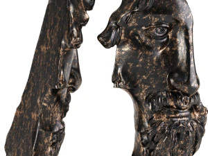 scultura statua in resina waraji Modello 3D