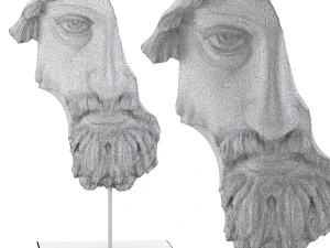 scultura statua in resina waraji Modello 3D