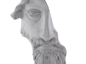 scultura statua in resina waraji Modello 3D