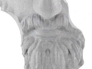 scultura statua in resina waraji Modello 3D