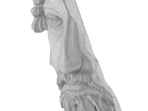 scultura statua in resina waraji Modello 3D