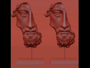 scultura statua in resina waraji Modello 3D